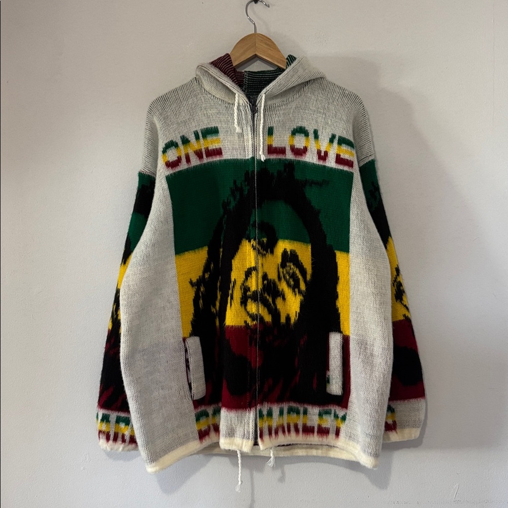 Vintage Tejidos Ruminahui Bob Marley Sweater / One Love / XL